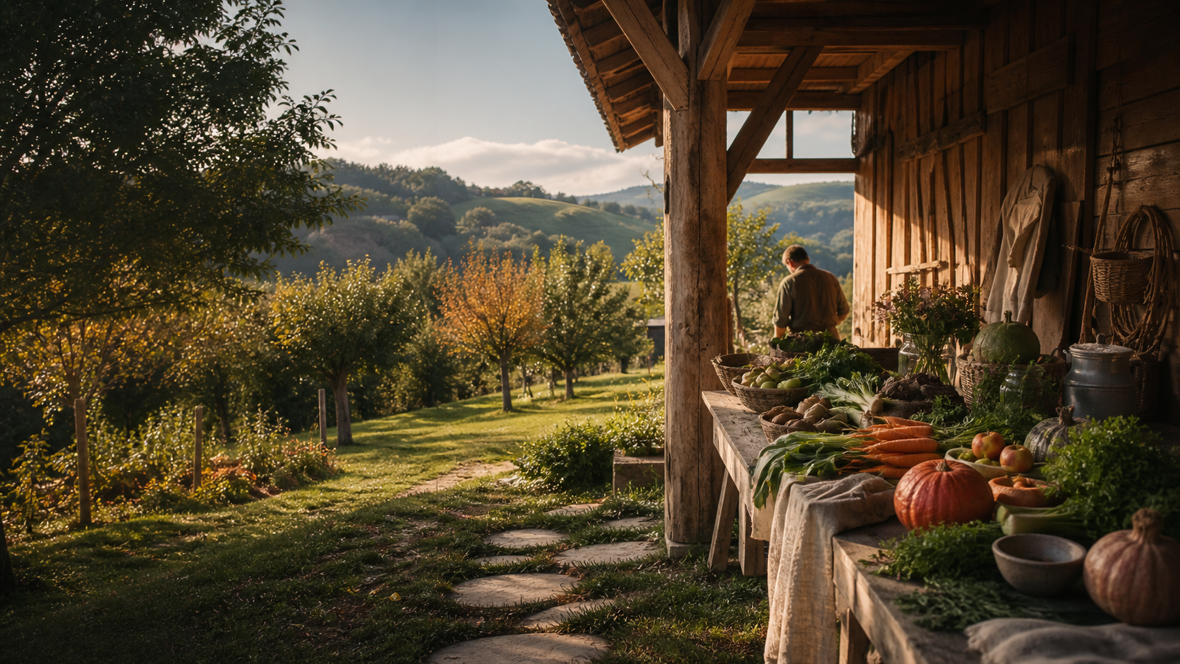 Werkstatt und Biohof der Familie Gruber